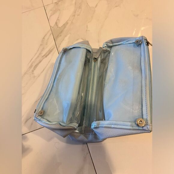 Baby blue leather cosmetic #16 - Picture 3 of 7